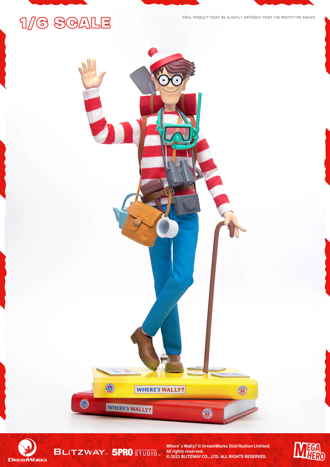 Pedido Figura Wally - Where´s Waldo? marca Blitzway 5PRO-MG-20301 escala 1/6 - Image 3