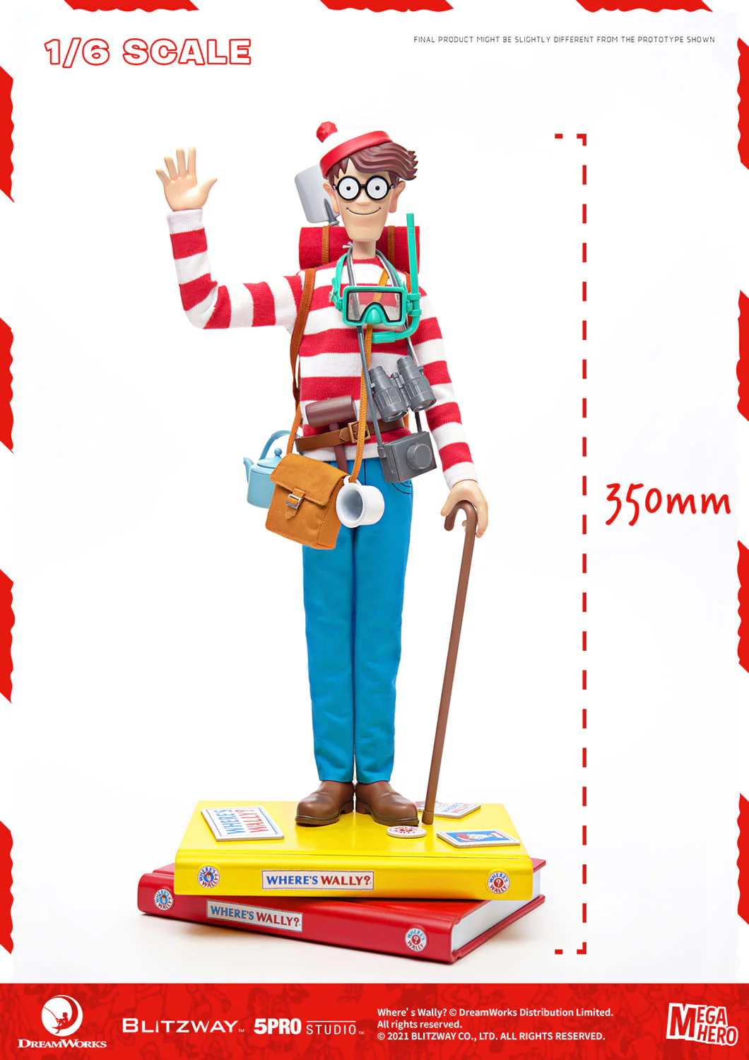 Pedido Figura Wally - Where´s Waldo? marca Blitzway 5PRO-MG-20301 escala 1/6 - Image 4