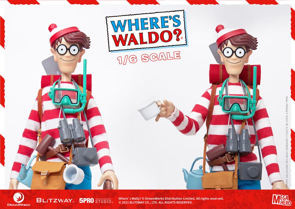 Pedido Figura Wally - Where´s Waldo? marca Blitzway 5PRO-MG-20301 escala 1/6 - Image 5