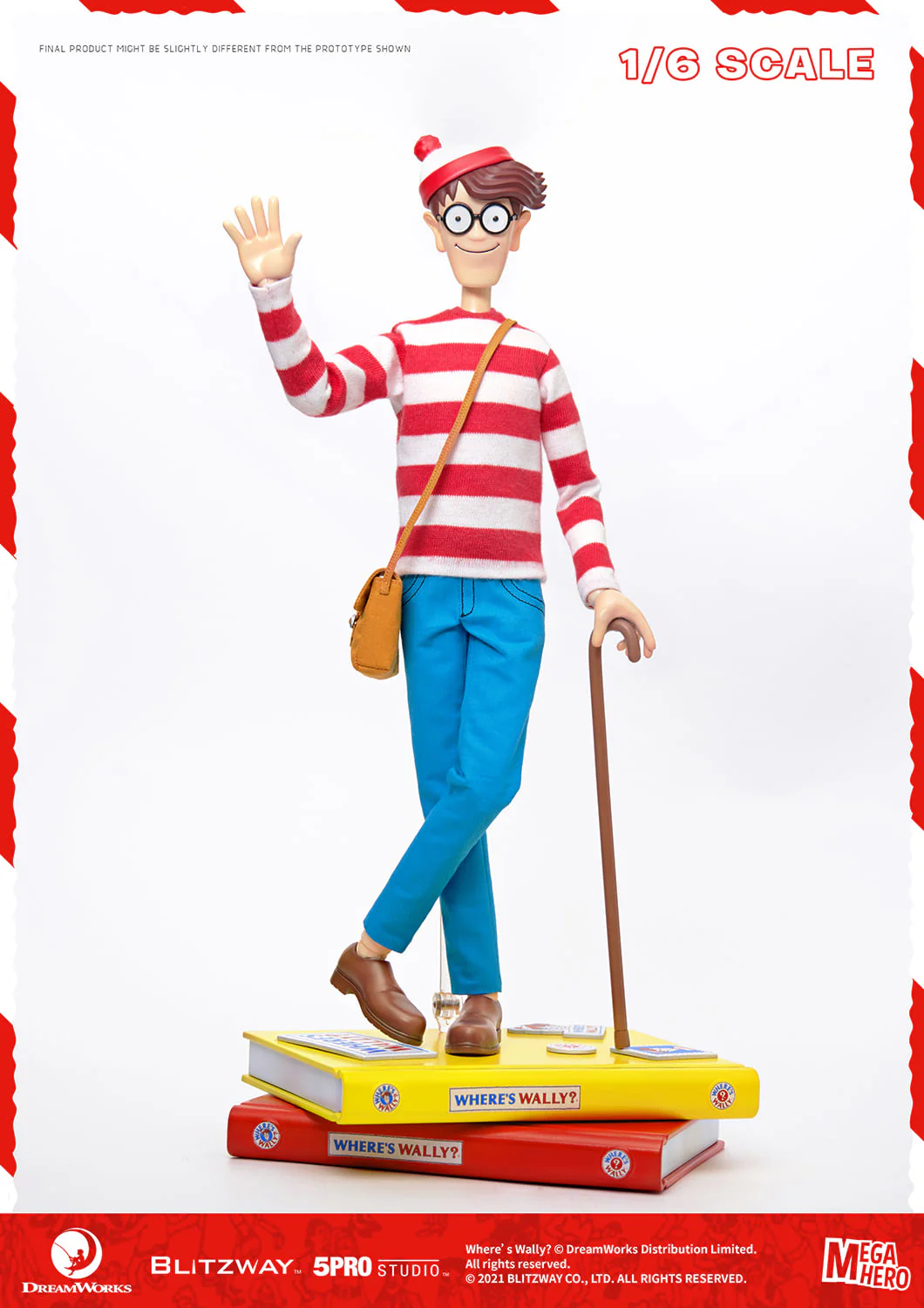 Pedido Figura Wally - Where´s Waldo? marca Blitzway 5PRO-MG-20301 escala 1/6 - Image 6