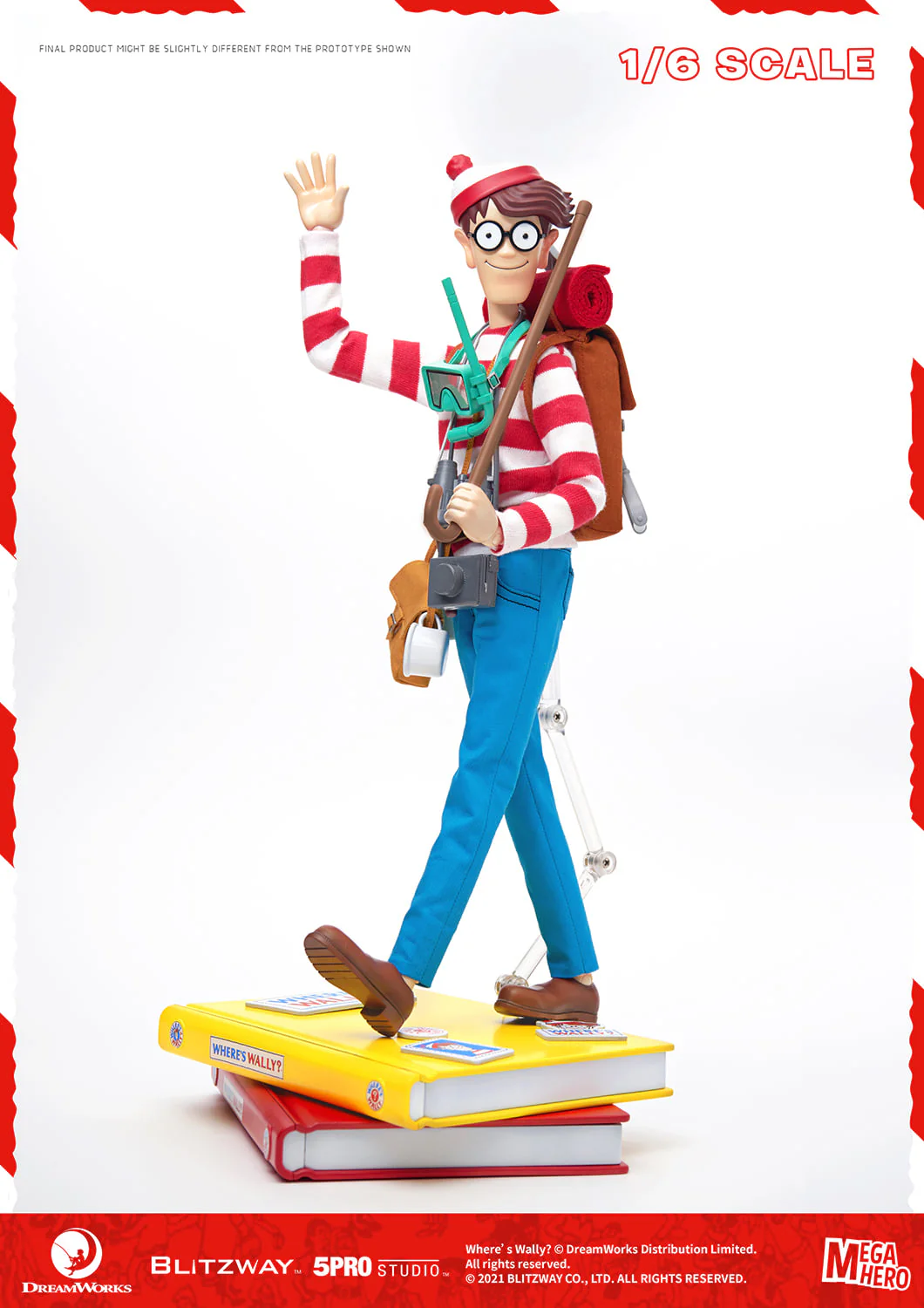 Pedido Figura Wally - Where´s Waldo? marca Blitzway 5PRO-MG-20301 escala 1/6 - Image 9