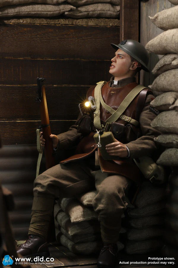 Pedido Figura WWI British Infantry Lance Corporal Tom 1917 marca DID B11013 escala 1/6 - Image 12