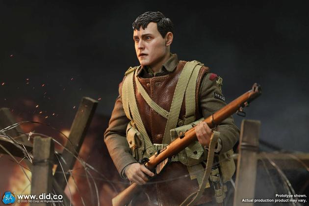 Pedido Figura WWI British Infantry Lance Corporal William 1917 marca DID B11011 escala 1/6 - Image 6