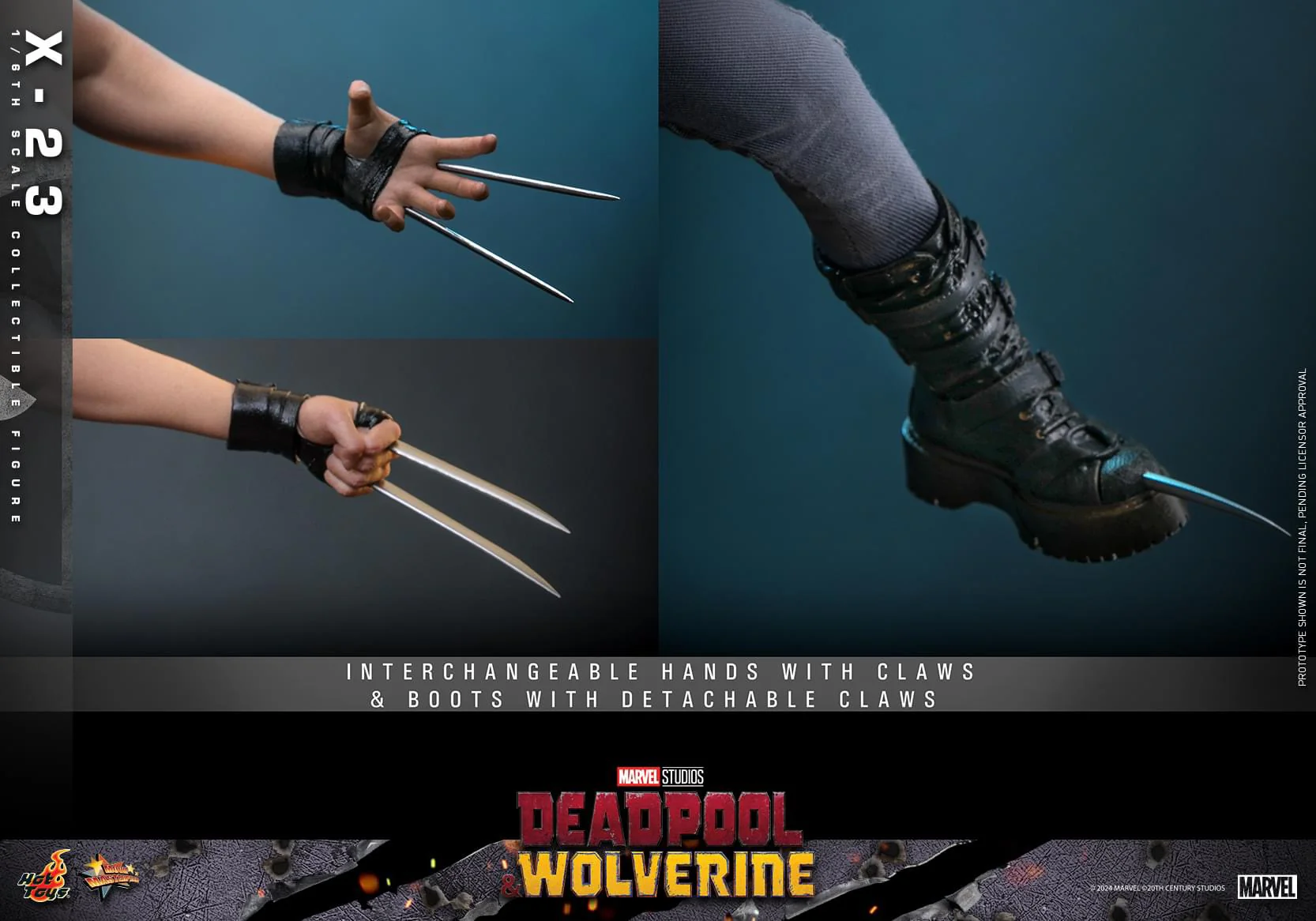 Pedido Figura X-23 - Deadpool & Wolverine marca Hot Toys MMS781 escala 1/6 - Image 17