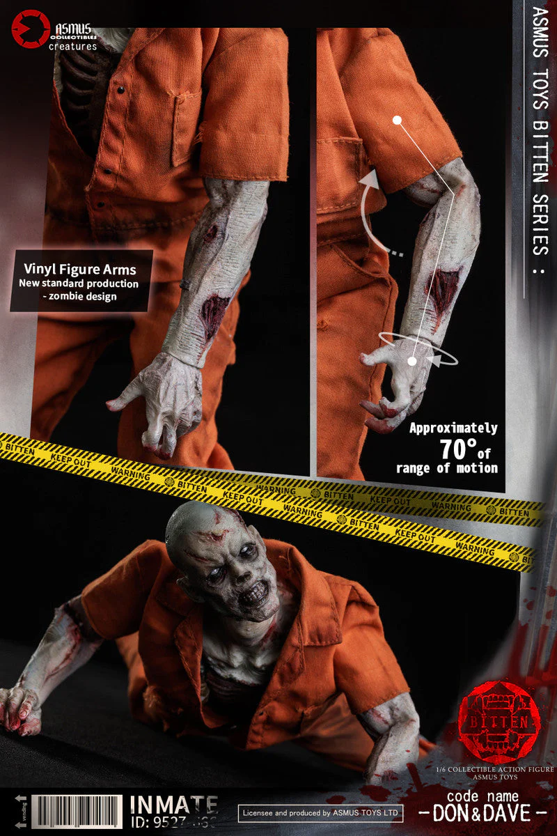 Pedido Figura Zombie DAVE - The Bitten Series marca Asmus Toys BIT004A escala 1/6 - Image 3