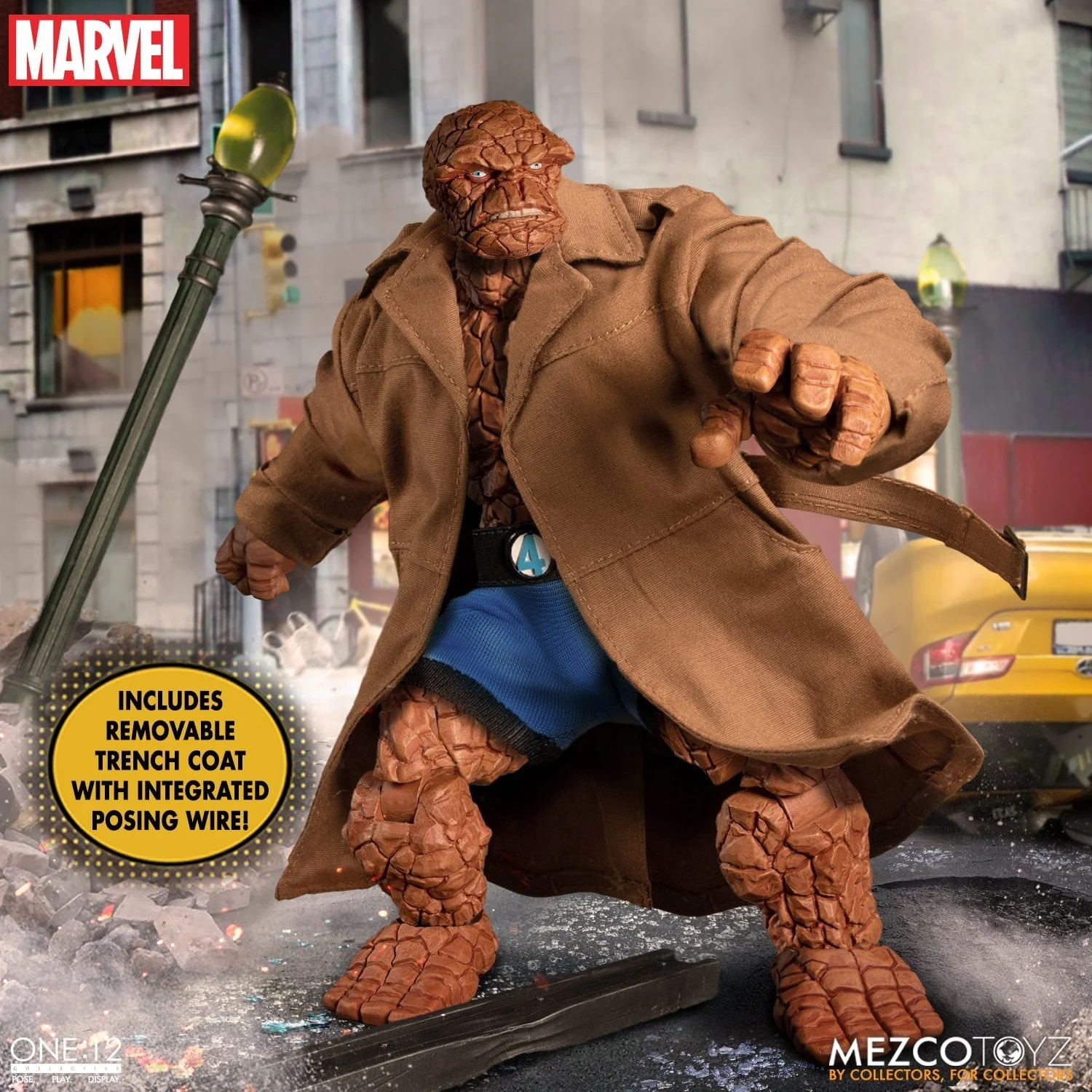 Pedido Figuras Fantastic Four Deluxe Box Set - One:12 Collective marca Mezco Toyz 77600 escala pequeña 1/12 - Image 10