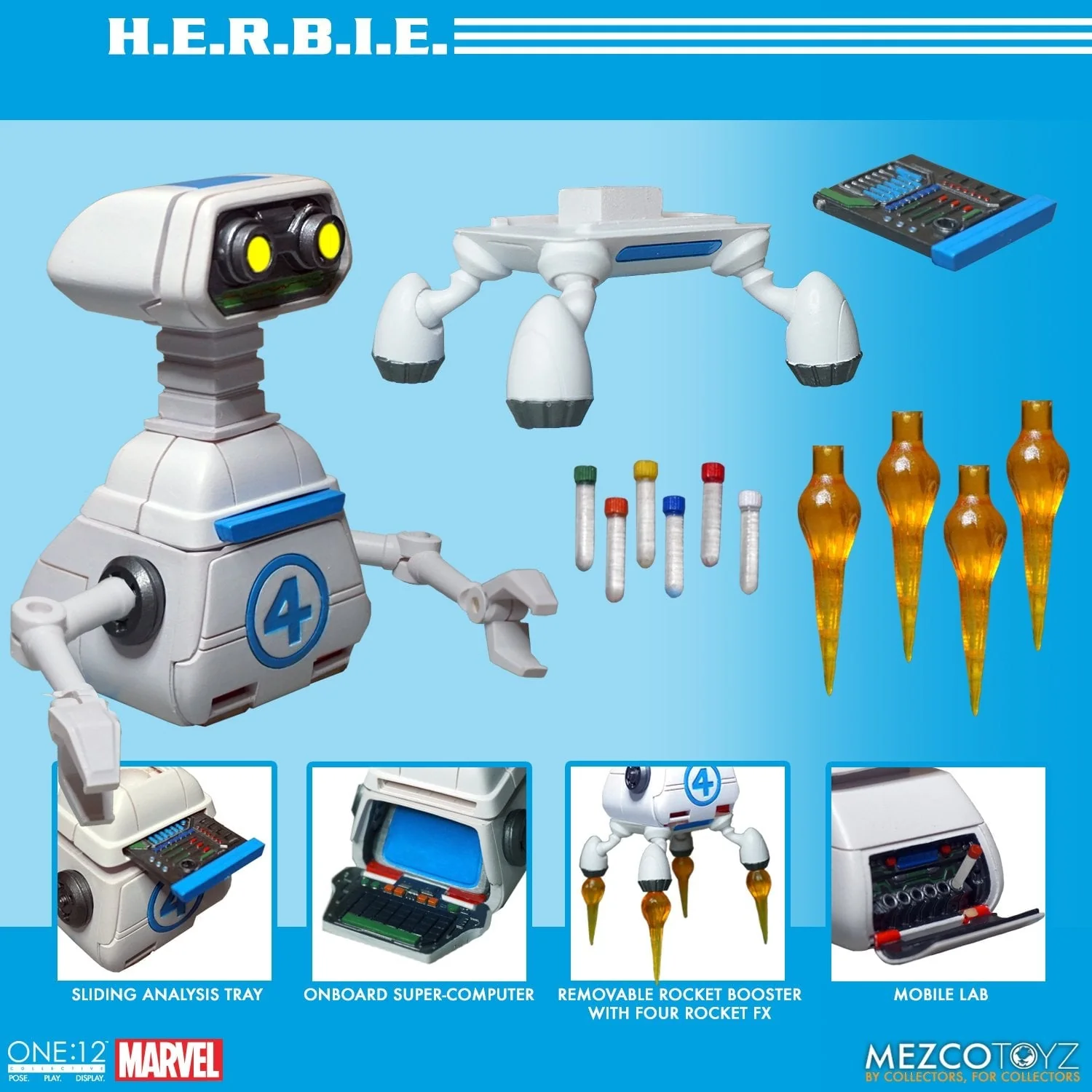 Pedido Figuras Fantastic Four Deluxe Box Set - One:12 Collective marca Mezco Toyz 77600 escala pequeña 1/12 - Image 16