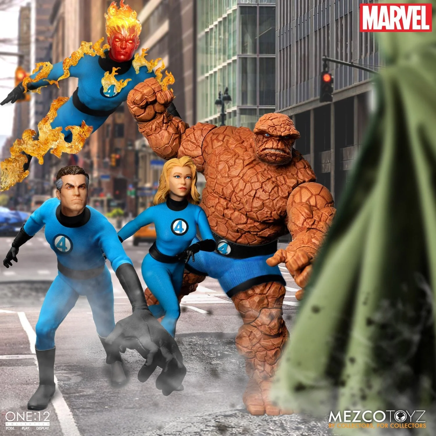 Pedido Figuras Fantastic Four Deluxe Box Set - One:12 Collective marca Mezco Toyz 77600 escala pequeña 1/12 - Image 2