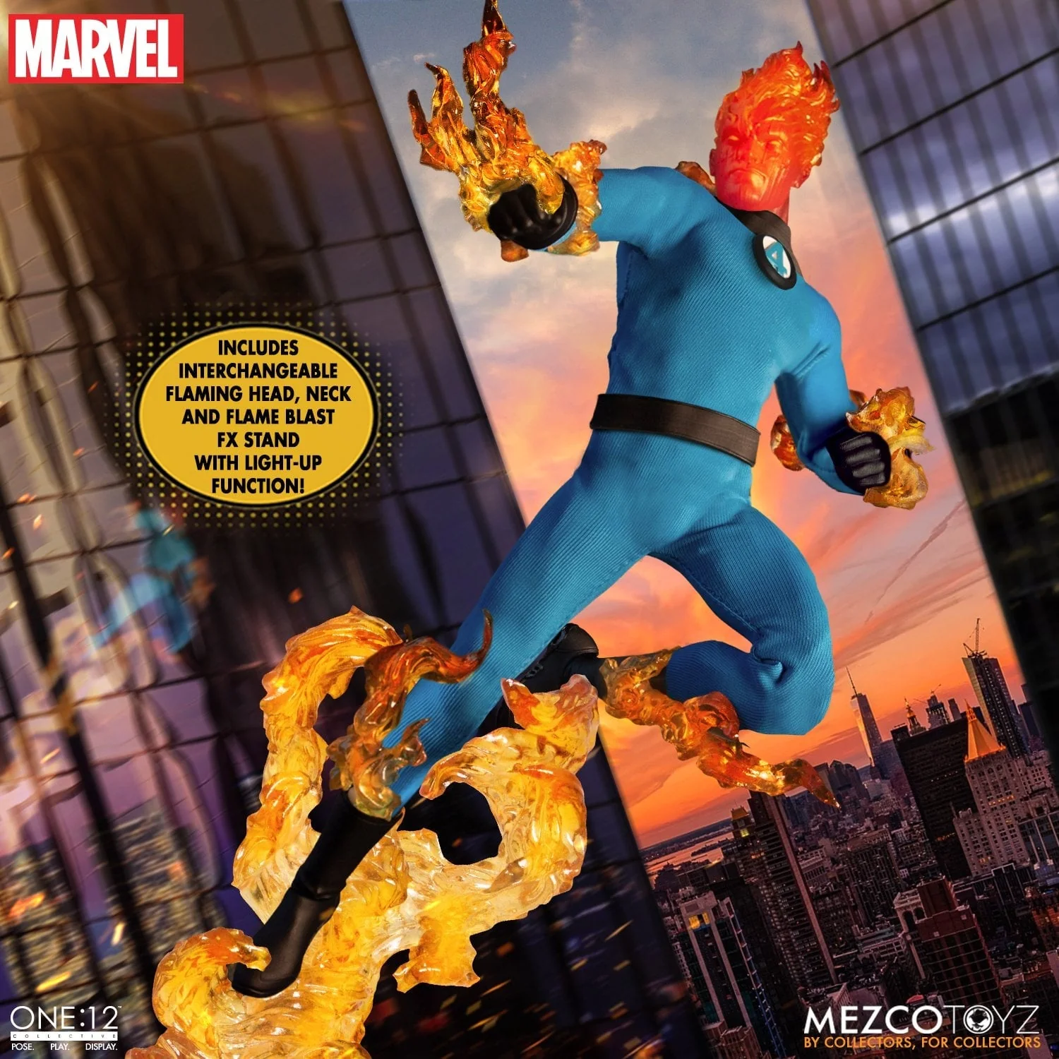 Pedido Figuras Fantastic Four Deluxe Box Set - One:12 Collective marca Mezco Toyz 77600 escala pequeña 1/12 - Image 4
