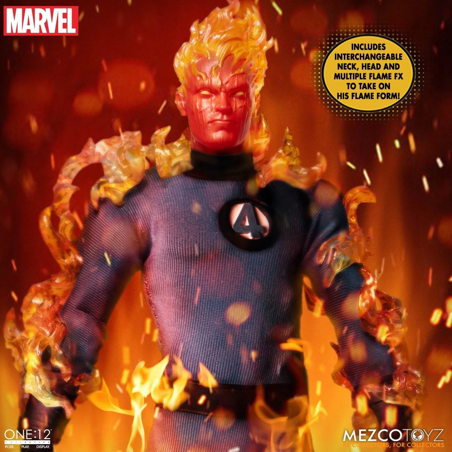 Pedido Figuras Fantastic Four Deluxe Box Set - One:12 Collective marca Mezco Toyz 77600 escala pequeña 1/12 - Image 9