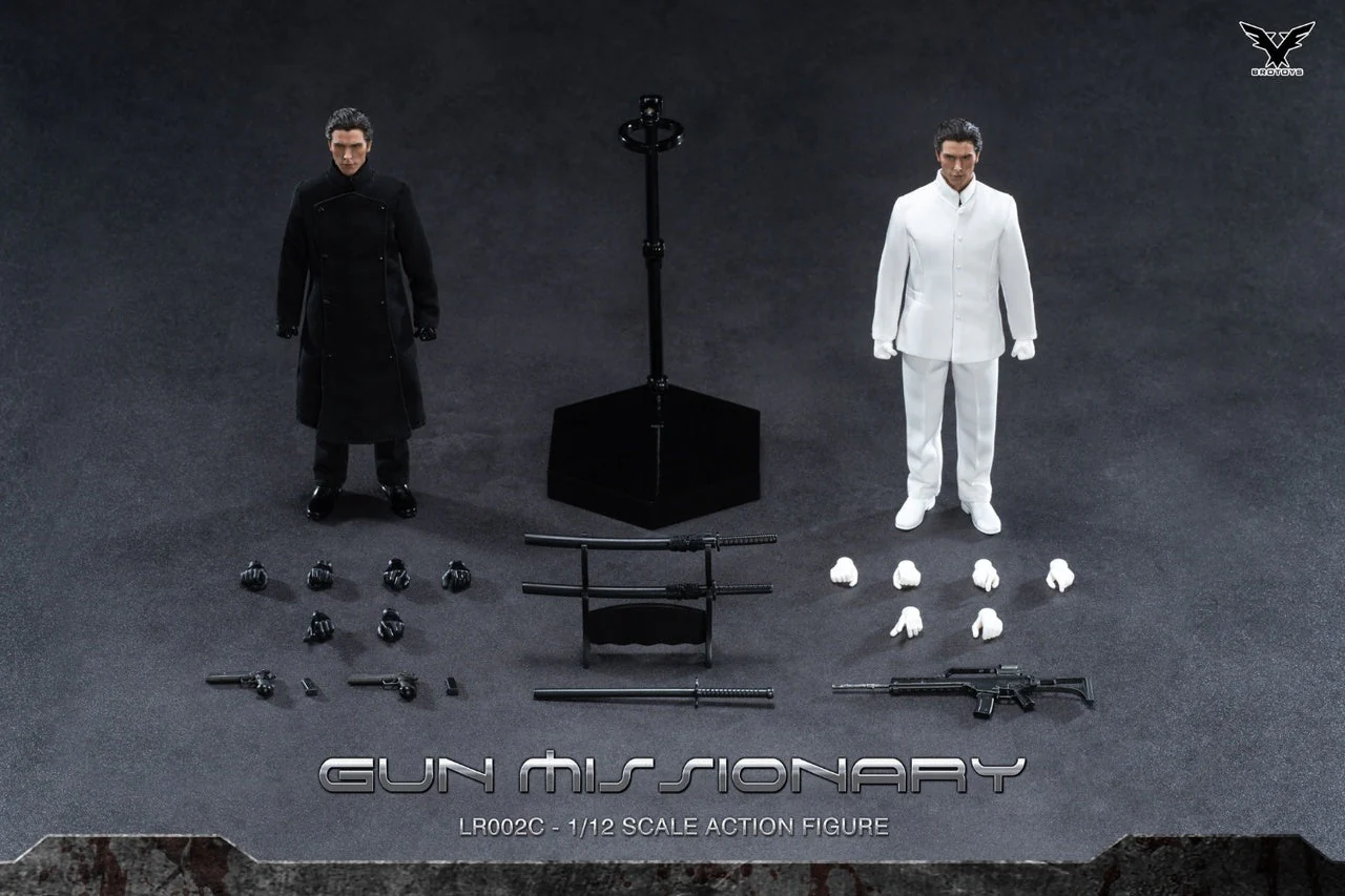 Pedido Figuras Gun Missionary (Set doble) marca Brotoys LR002C escala 1/12 - Image 8
