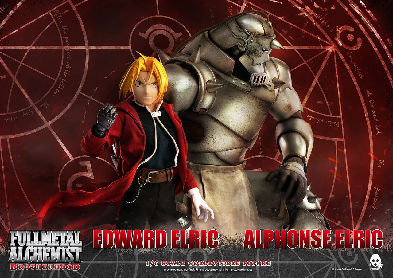 Pedido Figuras Twin-Pack / Set Doble (Edward y Alphonse Elric) - Fullmetal Alchemist: Brotherhood marca Threezero 3Z0674 escala 1/6 - Image 2