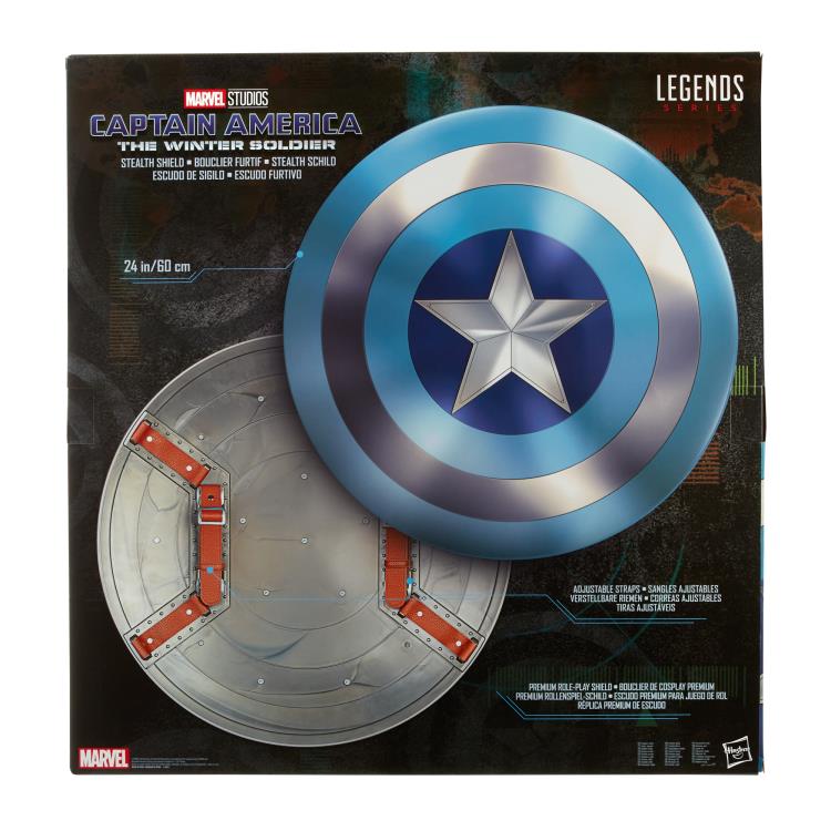Pedido Prop Replica Captain America's Shield (Stealth version) - Captain America: The Winter Soldier - The Infinity Saga - Marvel Legends marca Hasbro escala real 1/1 - Image 4