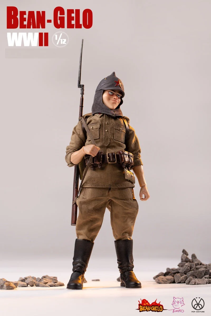 Pedido Figuras Bean Gelo WWII (Set triple) (Sniper Zhuang GBS020, Fat Sister GBS021, Anton GBS022) marca Poptoys escala pequeña 1/12 - Image 12