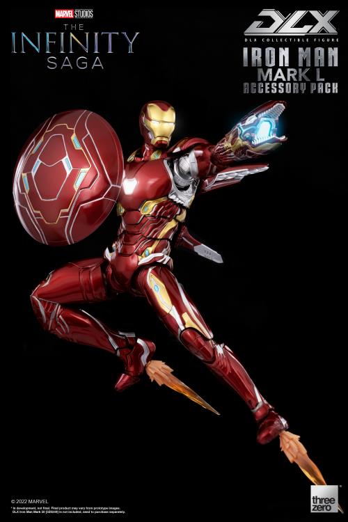 Pedido Set de Accesorios para el DLX Iron Man Mark L 50 - Avengers: Infinity Saga marca Threezero 3Z0362 escala pequeña 1/12 - Image 13