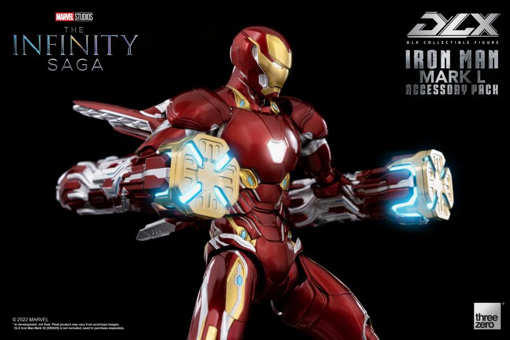 Pedido Set de Accesorios para el DLX Iron Man Mark L 50 - Avengers: Infinity Saga marca Threezero 3Z0362 escala pequeña 1/12 - Image 18
