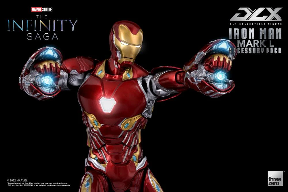 Pedido Set de Accesorios para el DLX Iron Man Mark L 50 - Avengers: Infinity Saga marca Threezero 3Z0362 escala pequeña 1/12 - Image 3