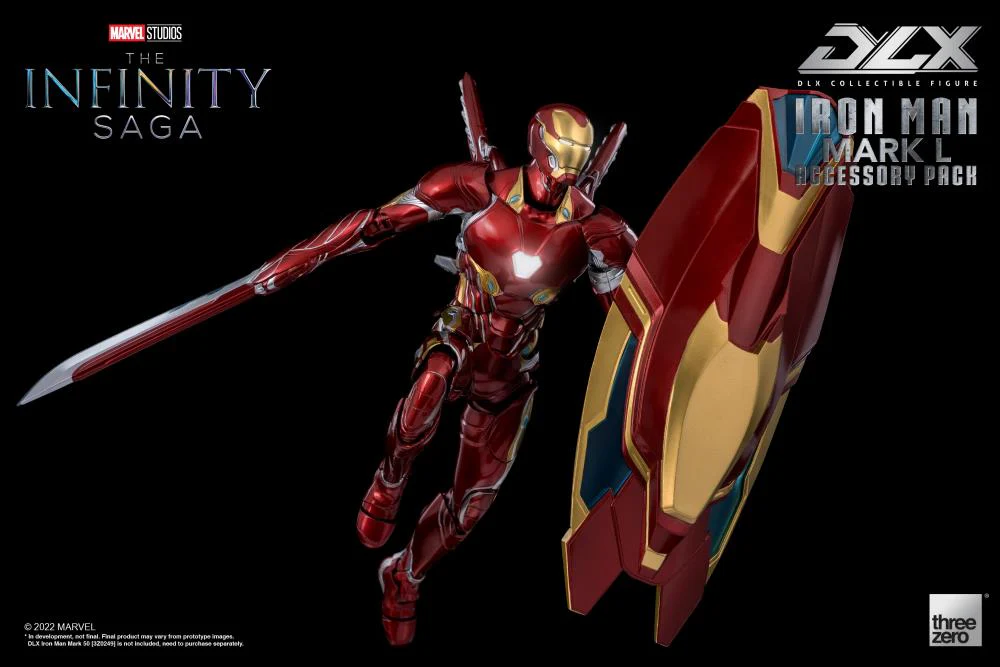 Pedido Set de Accesorios para el DLX Iron Man Mark L 50 - Avengers: Infinity Saga marca Threezero 3Z0362 escala pequeña 1/12 - Image 4