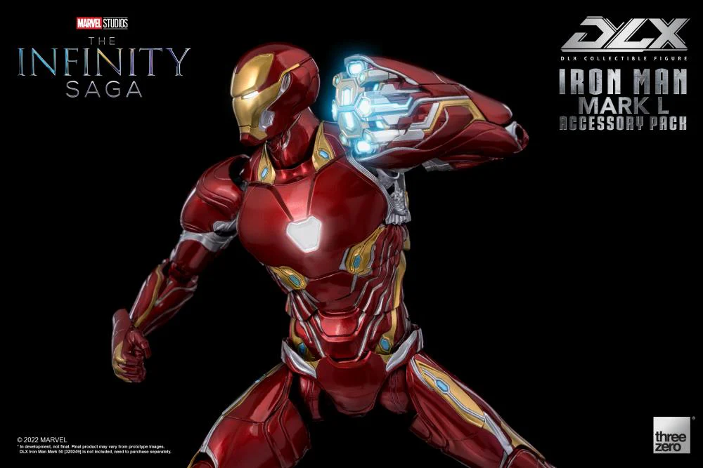 Pedido Set de Accesorios para el DLX Iron Man Mark L 50 - Avengers: Infinity Saga marca Threezero 3Z0362 escala pequeña 1/12 - Image 5
