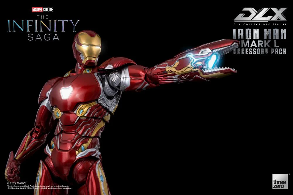 Pedido Set de Accesorios para el DLX Iron Man Mark L 50 - Avengers: Infinity Saga marca Threezero 3Z0362 escala pequeña 1/12 - Image 8
