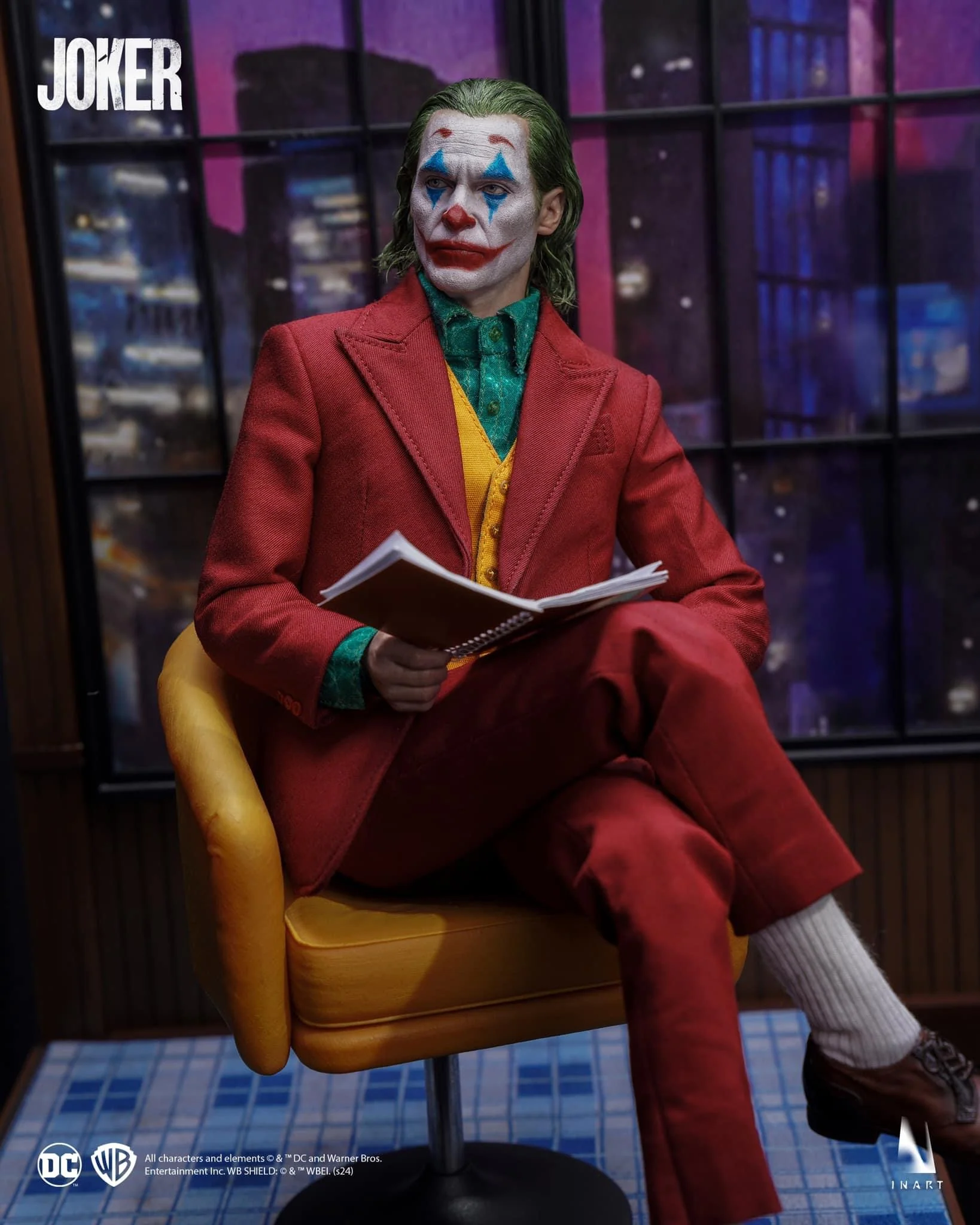 Pedido Set de Figuras Joker 2019 (Deluxe Edition) (Cabello enraizado) (2 figuras) marca Inart escala 1/6 - Image 7