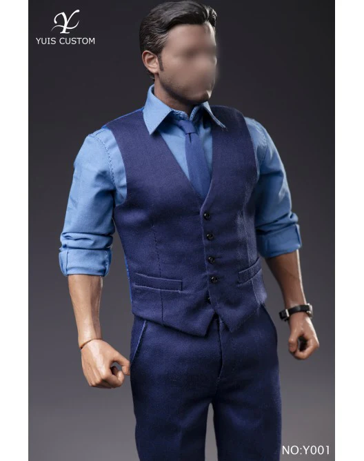 Pedido Set Traje azul marca Yuis Y001 escala 1/6 - Image 6