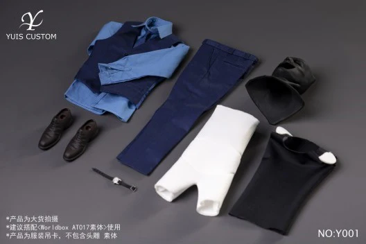 Pedido Set Traje azul marca Yuis Y001 escala 1/6 - Image 9