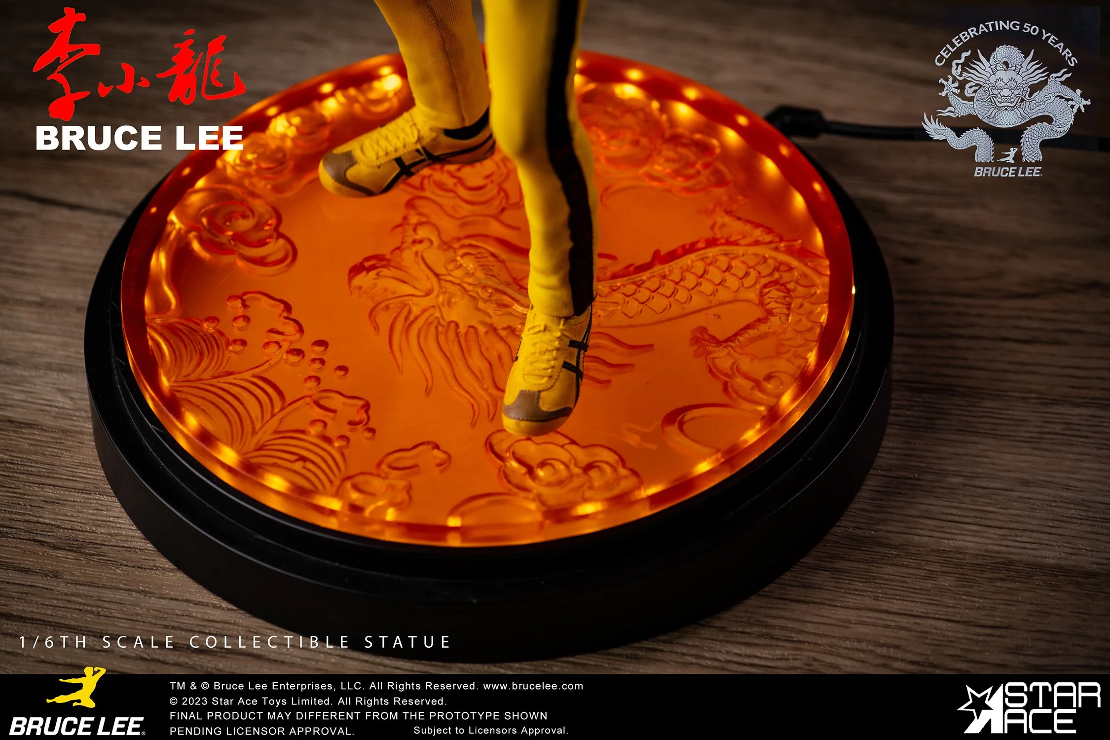 Preventa Estatua Bruce Lee (Deluxe Version) - 50th Anniversary Commemorative marca Star Ace SA9064 escala 1/6 - Image 5