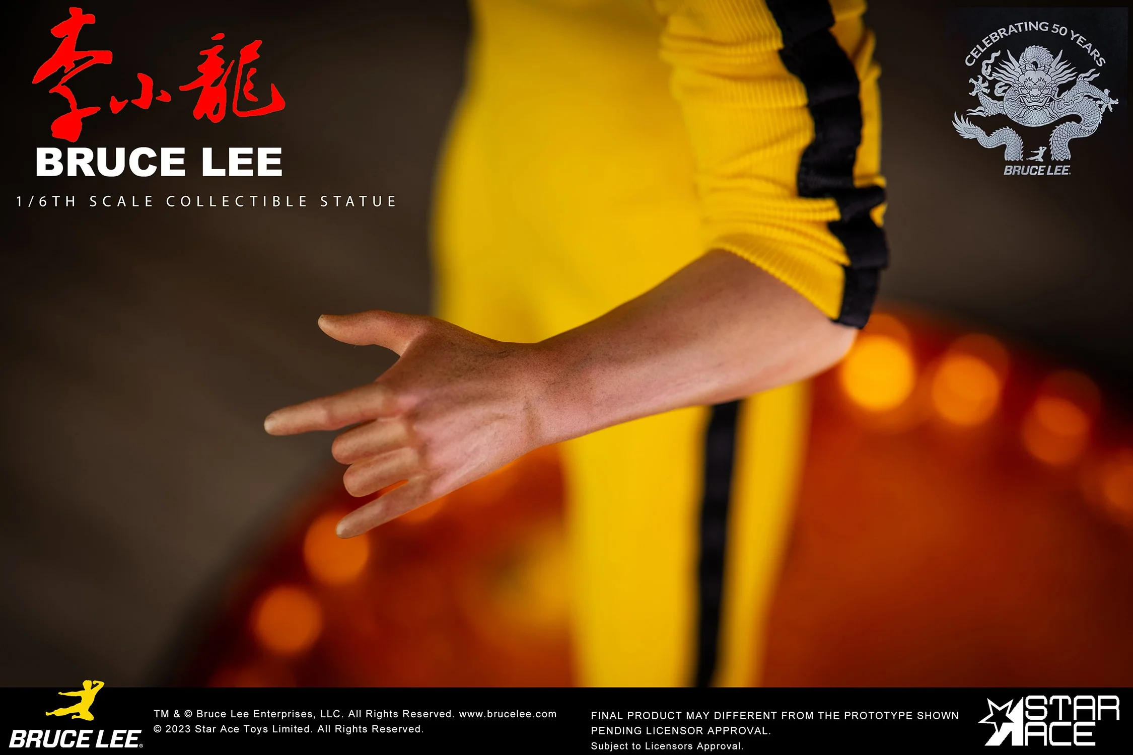 Preventa Estatua Bruce Lee (Deluxe Version) - 50th Anniversary Commemorative marca Star Ace SA9064 escala 1/6 - Image 6