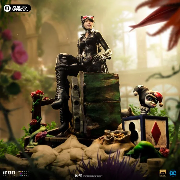 Preventa Estatua Catwoman Deluxe - Gotham City Sirens - Limited Edition marca Iron Studios escala de arte 1/10