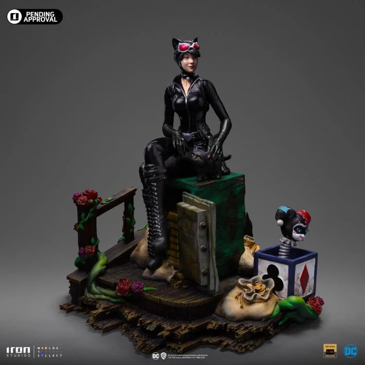 Preventa Estatua Catwoman Deluxe - Gotham City Sirens - Limited Edition marca Iron Studios escala de arte 1/10 - Image 4