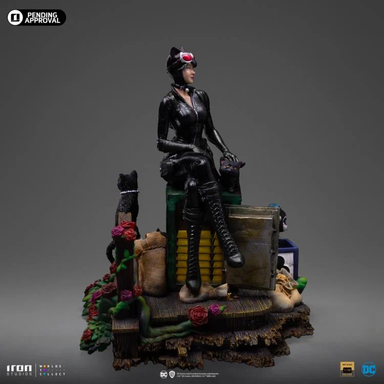 Preventa Estatua Catwoman Deluxe - Gotham City Sirens - Limited Edition marca Iron Studios escala de arte 1/10 - Image 5