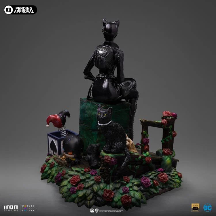 Preventa Estatua Catwoman Deluxe - Gotham City Sirens - Limited Edition marca Iron Studios escala de arte 1/10 - Image 6