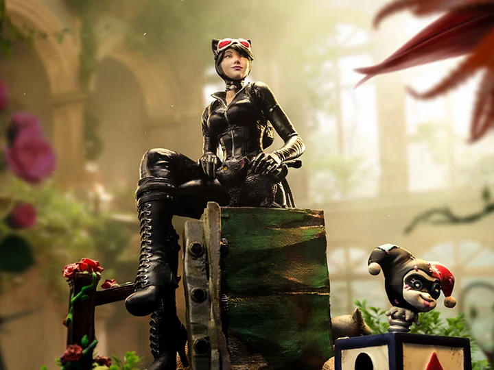 Preventa Estatua Catwoman Deluxe - Gotham City Sirens - Limited Edition marca Iron Studios escala de arte 1/10 - Image 7