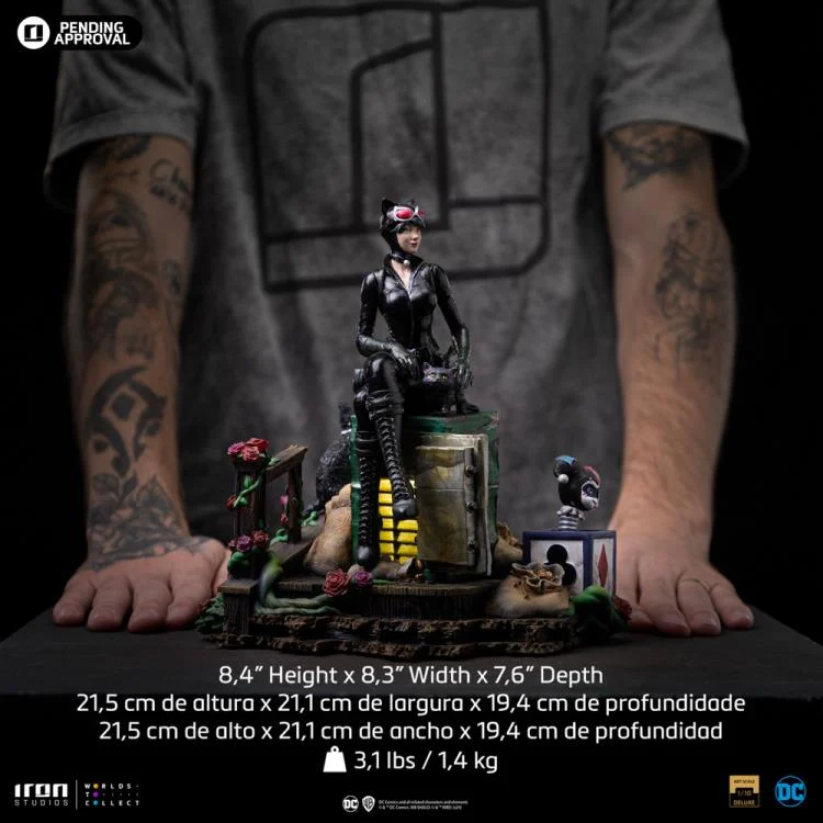 Preventa Estatua Catwoman Deluxe - Gotham City Sirens - Limited Edition marca Iron Studios escala de arte 1/10 - Image 8