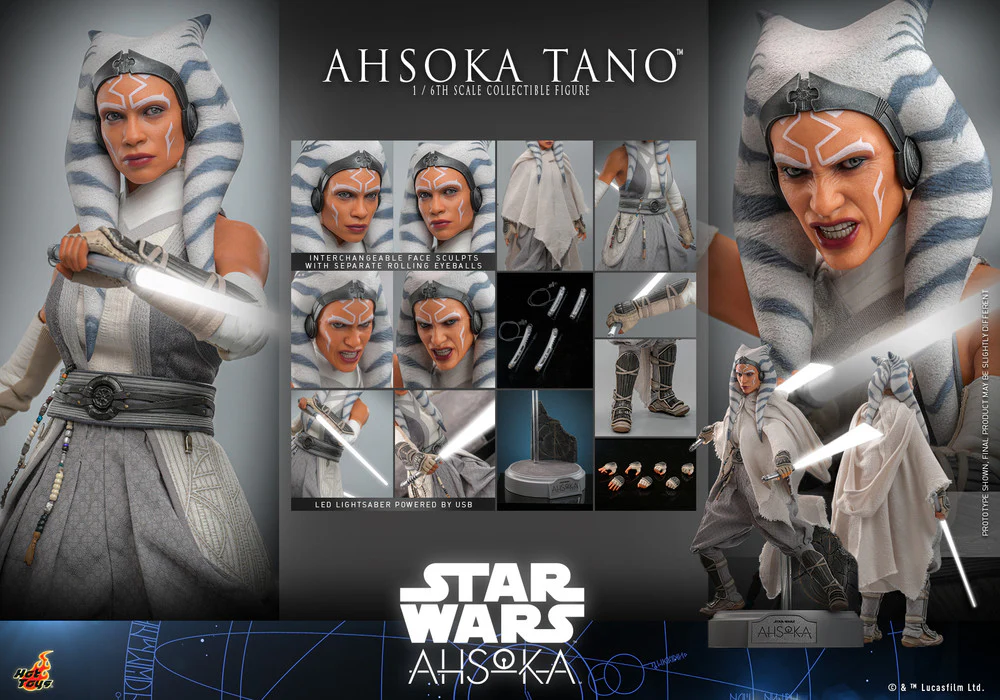 Preventa Figura AHSOKA TANO - Star Wars: Ahsoka ™ marca Hot Toys TMS118 escala 1/6 - Image 23