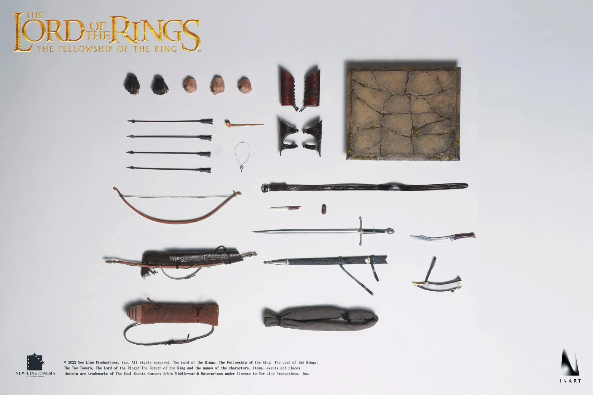 Preventa Figura Aragorn (Standard Version - Cabello Esculpido) - The Lord of the Rings: The Fellowship of the Ring marca Inart Queen Studios escala 1/6 - Image 11