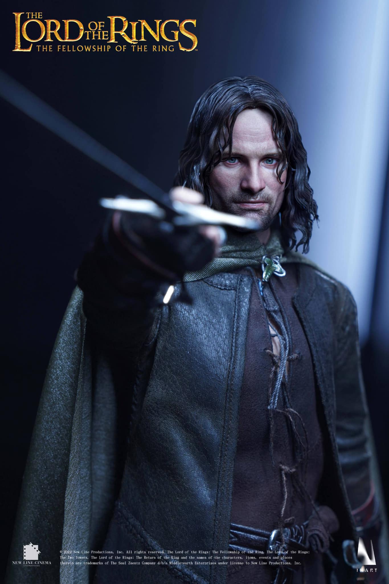 Preventa Figura Aragorn (Standard Version - Cabello Esculpido) - The Lord of the Rings: The Fellowship of the Ring marca Inart Queen Studios escala 1/6 - Image 9