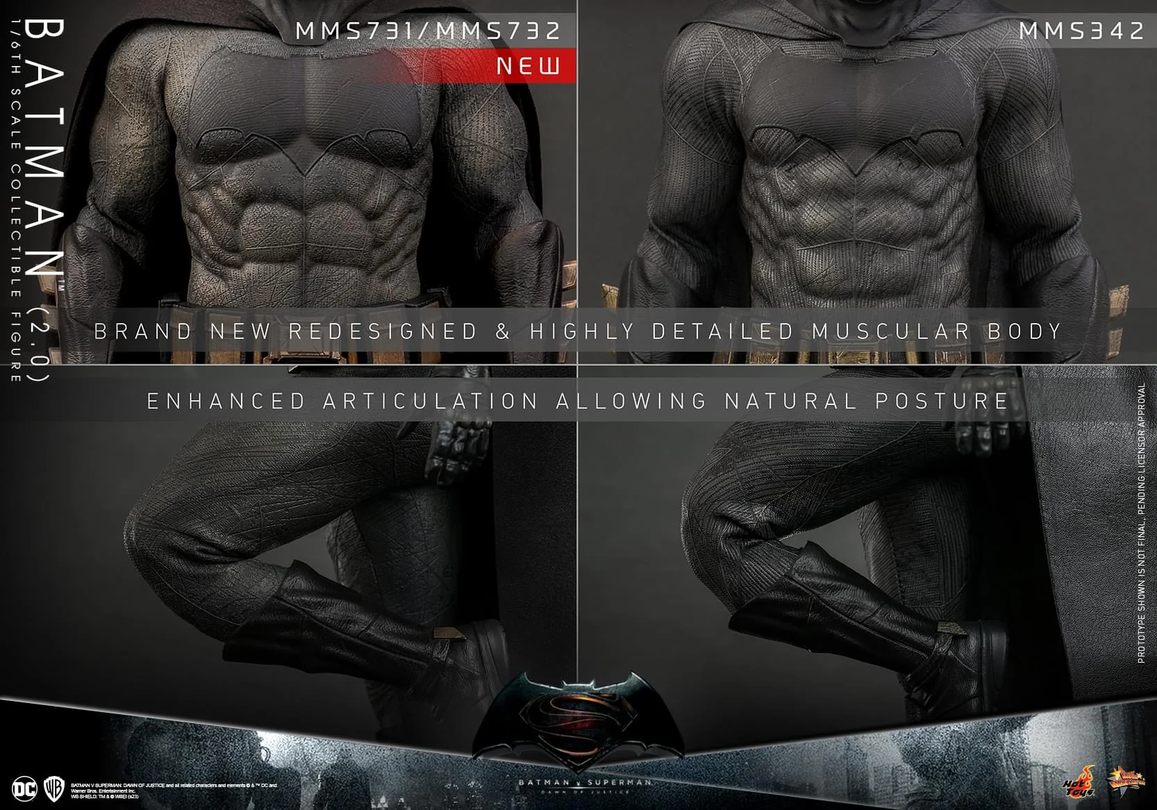 Preventa Figura Batman (2.0) - Batman v Superman: Dawn of Justice™ marca Hot Toys MMS731 escala 1/6 - Image 18