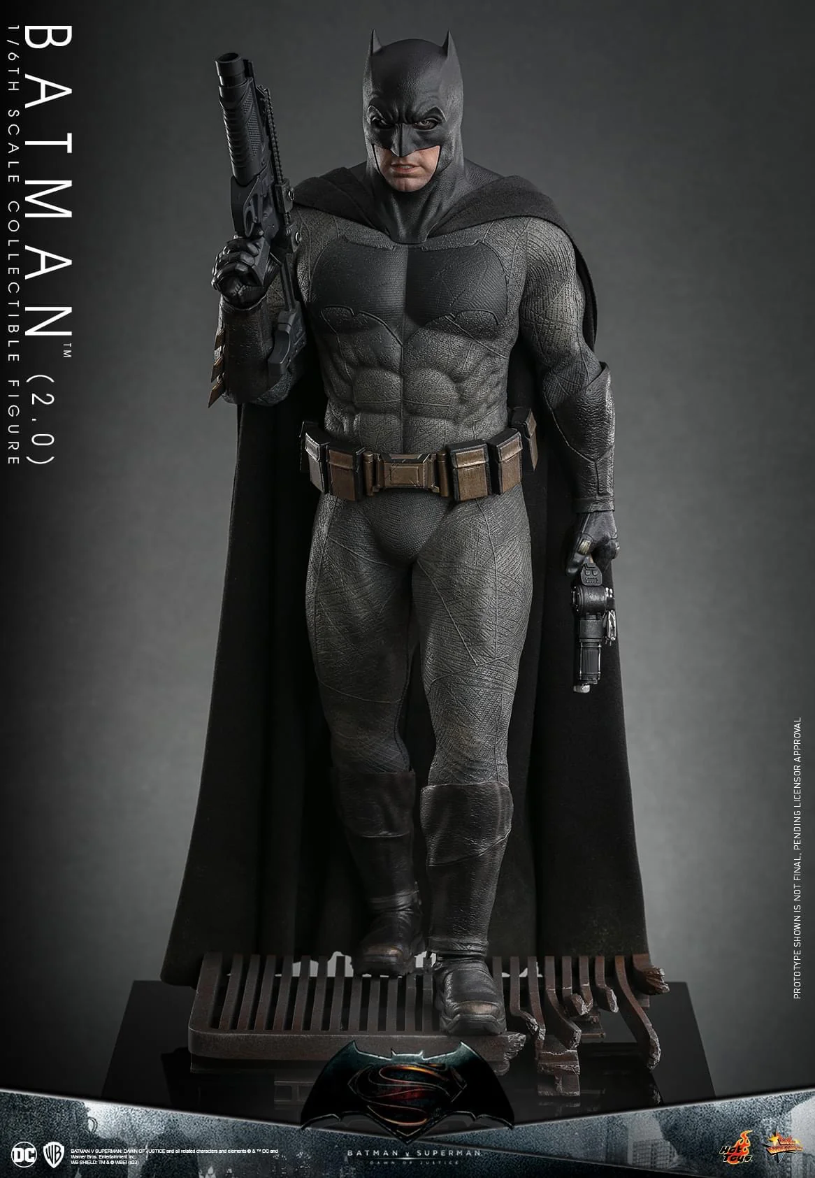 Preventa Figura Batman (2.0) - Batman v Superman: Dawn of Justice™ marca Hot Toys MMS731 escala 1/6 - Image 2