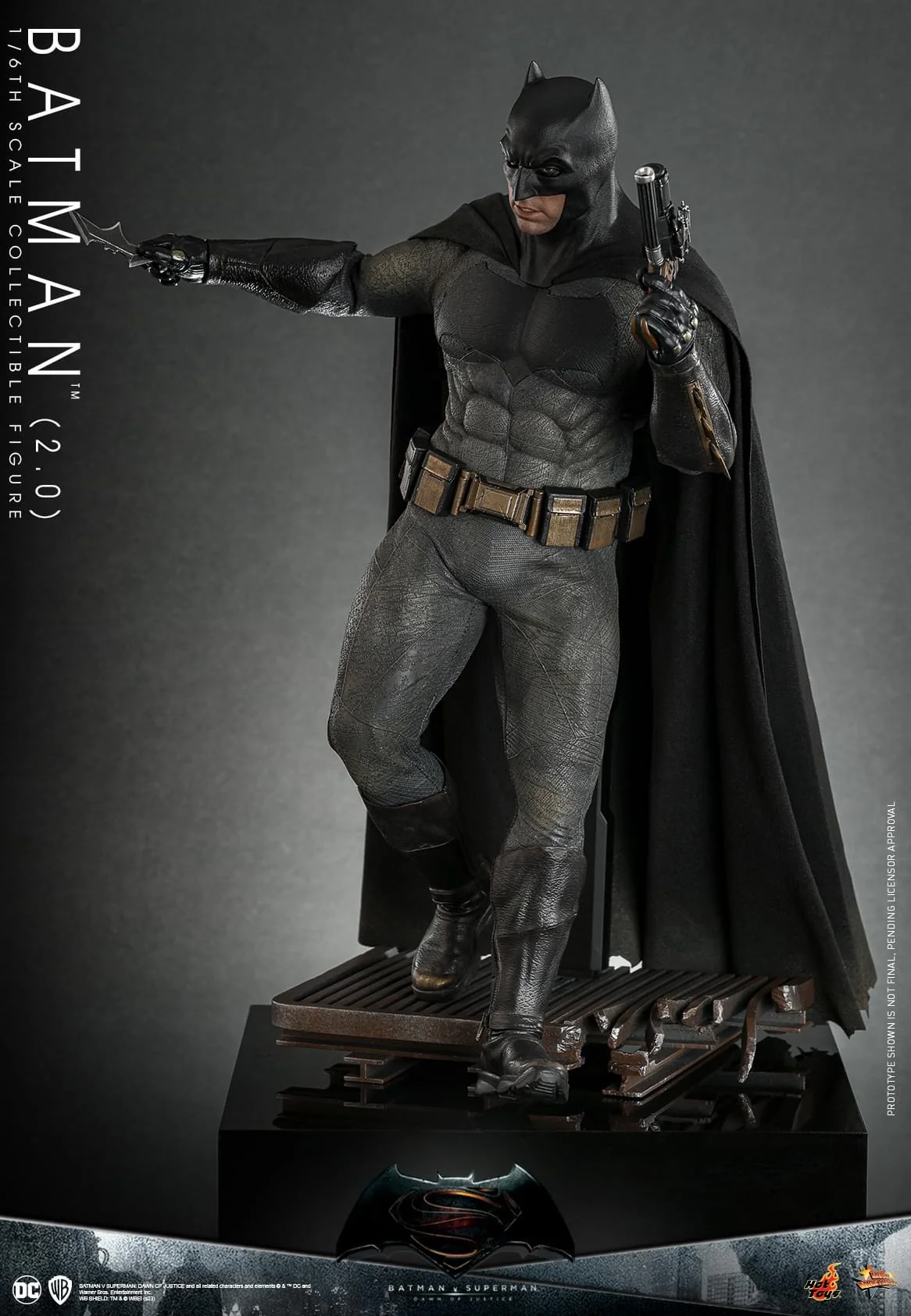 Preventa Figura Batman (2.0) - Batman v Superman: Dawn of Justice™ marca Hot Toys MMS731 escala 1/6 - Image 6