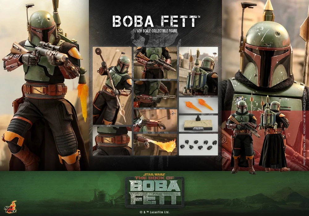 Preventa Figura Boba Fett - Star Wars: The Book of Boba Fett ™ marca Hot Toys TMS078 escala 1/6 - Image 16