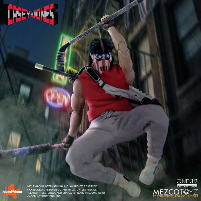 Preventa Figura Casey Jones - Teenage Mutant Ninja Turtles - One:12 Collective marca Mezco Toyz escala 1/12