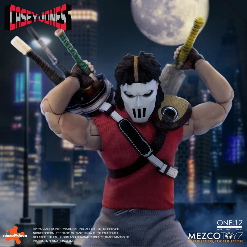 Preventa Figura Casey Jones - Teenage Mutant Ninja Turtles - One:12 Collective marca Mezco Toyz escala 1/12 - Image 7