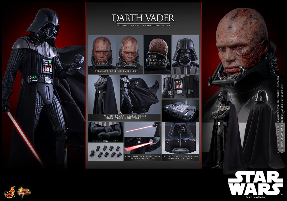 Preventa Figura Darth Vader - Star Wars: Revenge of the Sith marca Hot Toys MMS810 escala 1/6 - Image 20