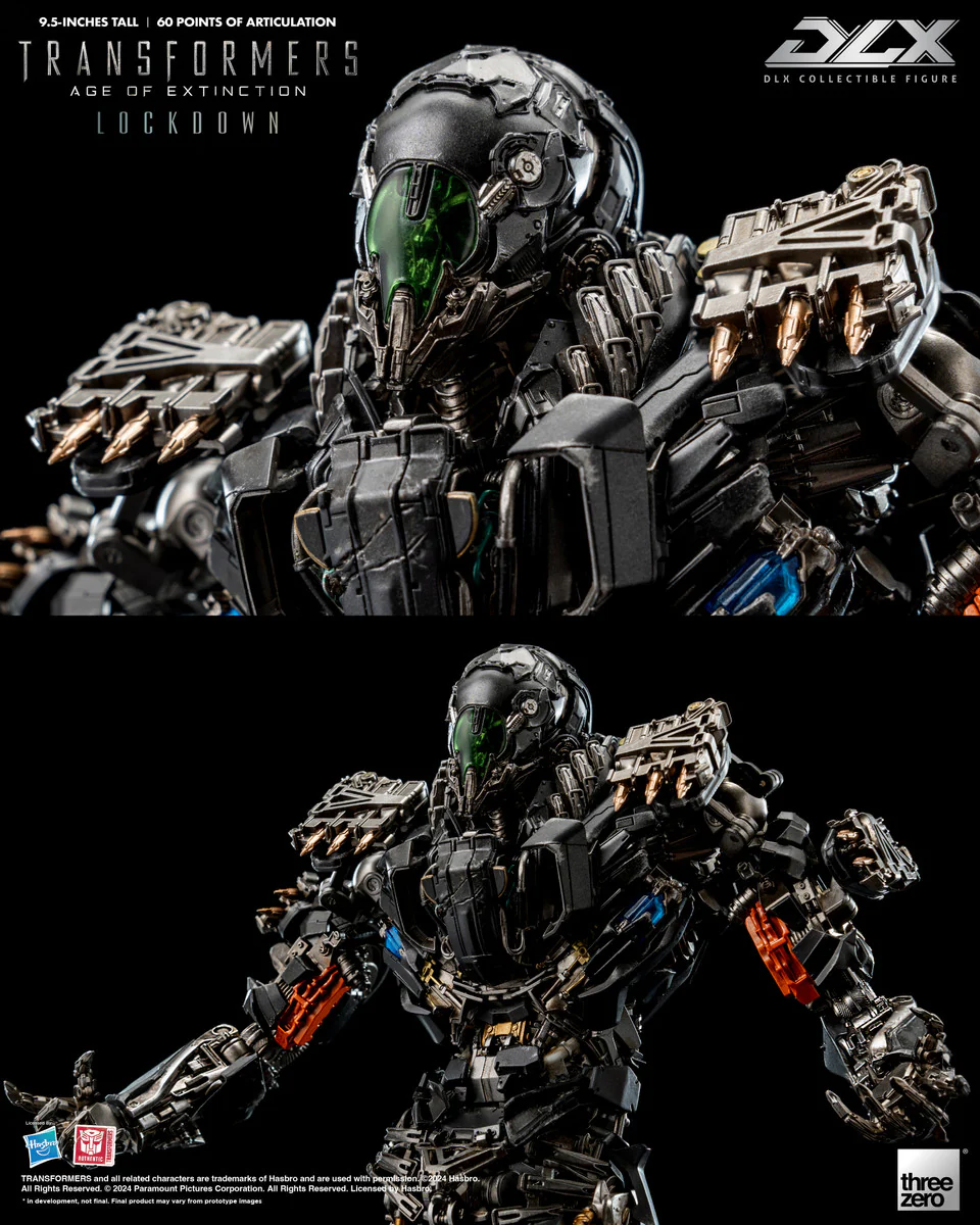 Preventa Figura DLX Lockdown - Transformers: Age of Extinction marca Threezero 3Z0471 (24 cm) - Image 8