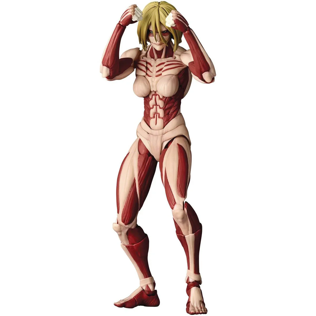 Preventa Figura Female Titan (Annie Leonhart) - Attack on Titan / Shingeki no Kyojin - Amazing Yamaguchi Revoltech marca Kaiyodo NR100 (16 cm) (relanzamiento)