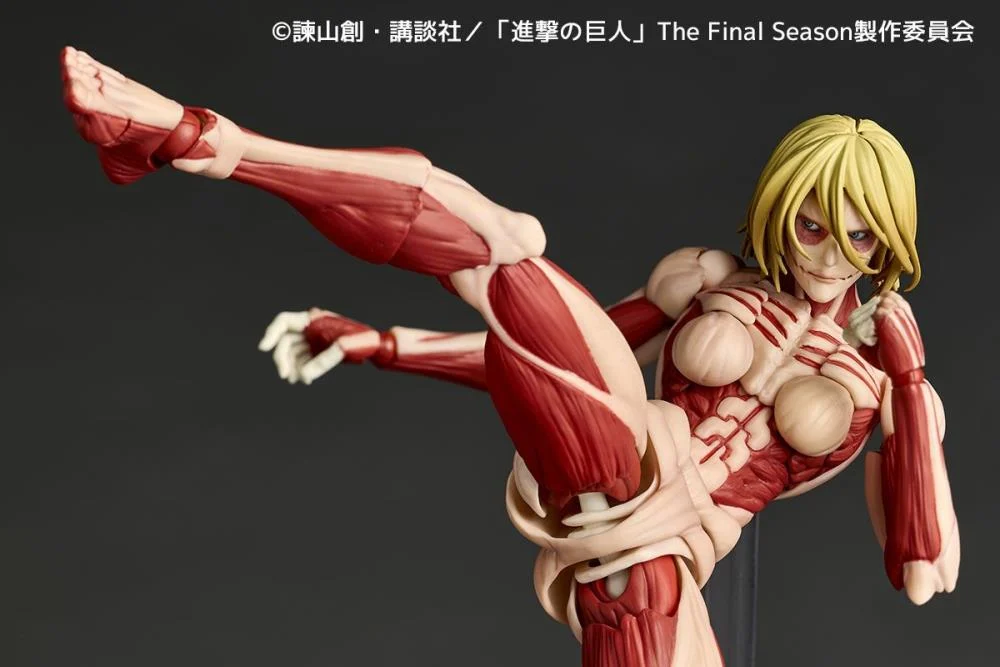 Preventa Figura Female Titan (Annie Leonhart) - Attack on Titan / Shingeki no Kyojin - Amazing Yamaguchi Revoltech marca Kaiyodo NR100 (16 cm) (relanzamiento) - Image 11