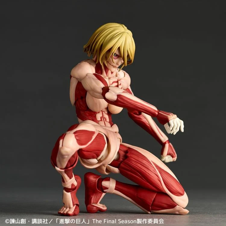 Preventa Figura Female Titan (Annie Leonhart) - Attack on Titan / Shingeki no Kyojin - Amazing Yamaguchi Revoltech marca Kaiyodo NR100 (16 cm) (relanzamiento) - Image 2