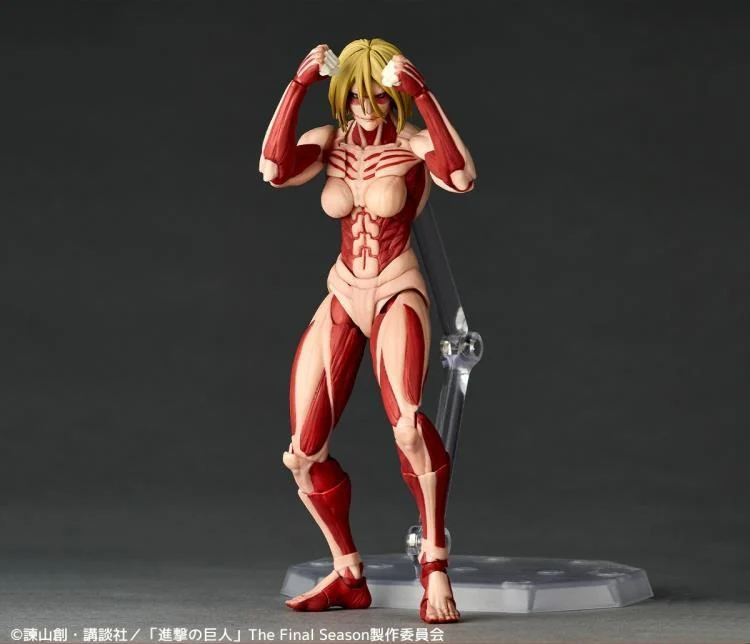Preventa Figura Female Titan (Annie Leonhart) - Attack on Titan / Shingeki no Kyojin - Amazing Yamaguchi Revoltech marca Kaiyodo NR100 (16 cm) (relanzamiento) - Image 3